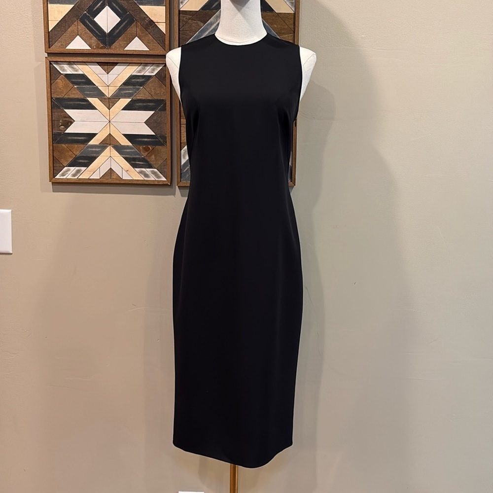 Ralph Lauren Collection 2-Piece Silk Blend Sleeveless Dress with Long Vest sz 4 - Picture 3 of 16